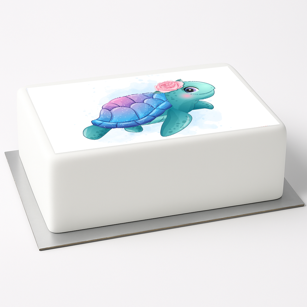 Tortenaufleger Schildkröte