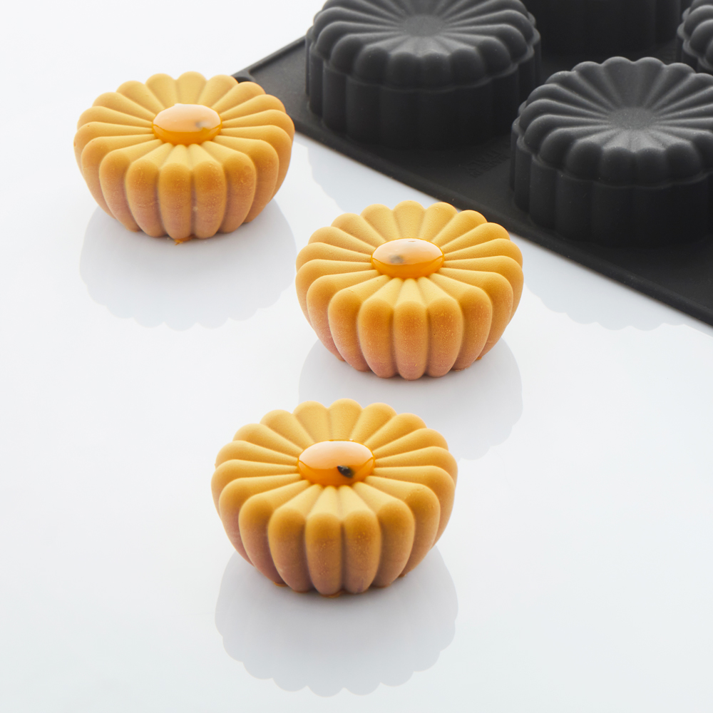 Martellato Mama Silikonform für 6 Monoporzionen Dessertform 91 ml