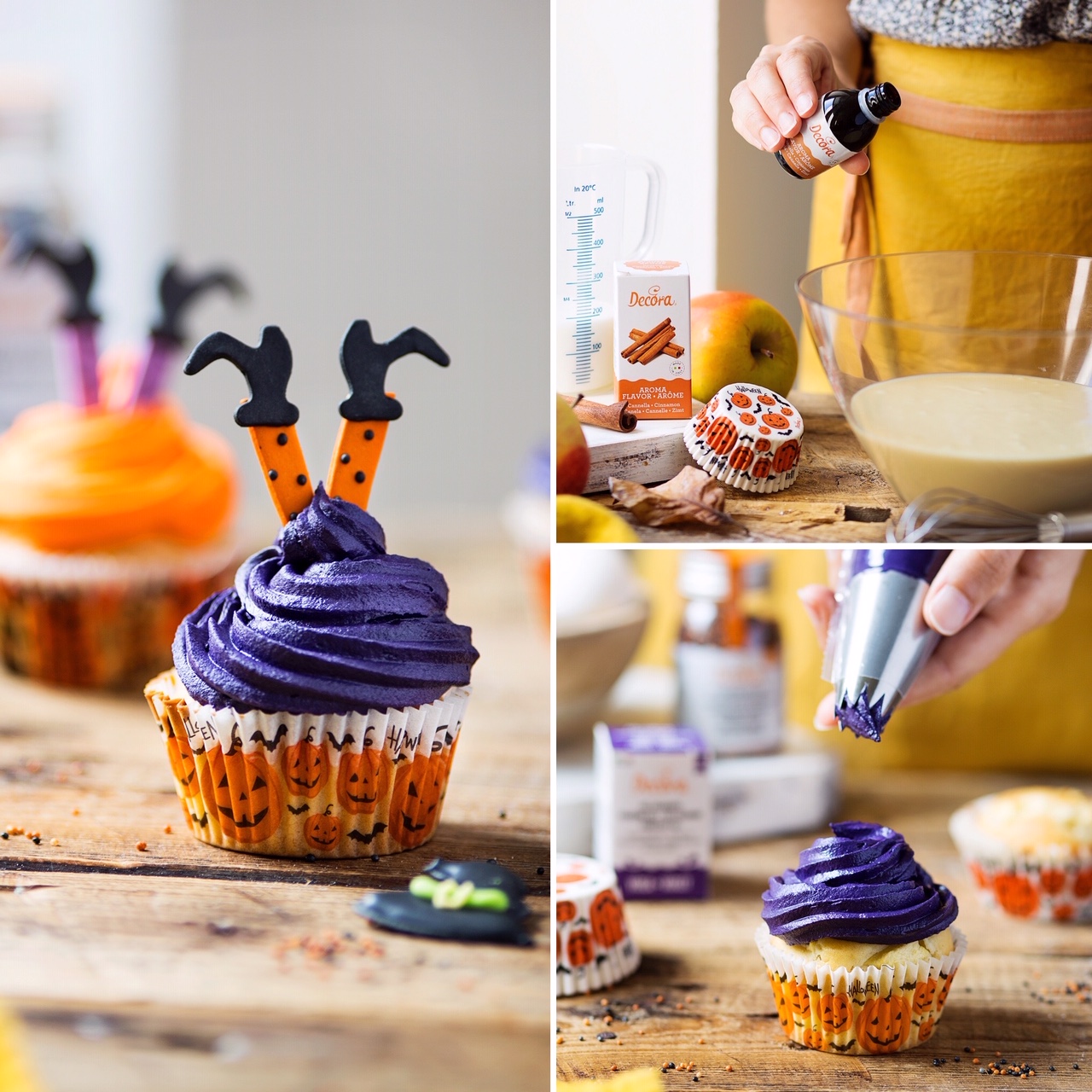 Zuckerdekoration Halloween Hexen