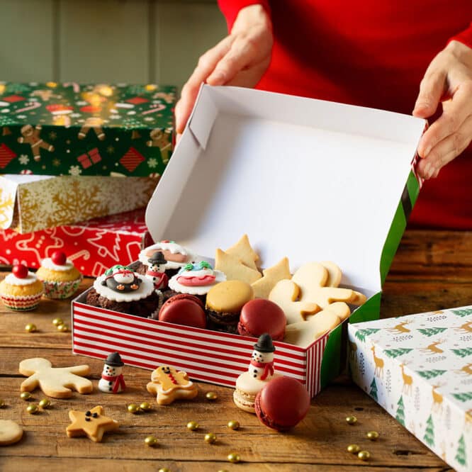 Gebäckbox Gingerbread – 23,5 × 16 × 5 cm
