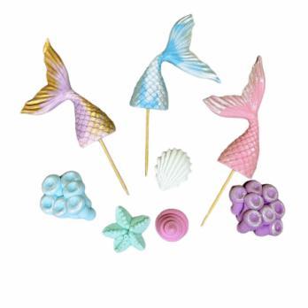 Zuckerdekoration Meerjungfrau