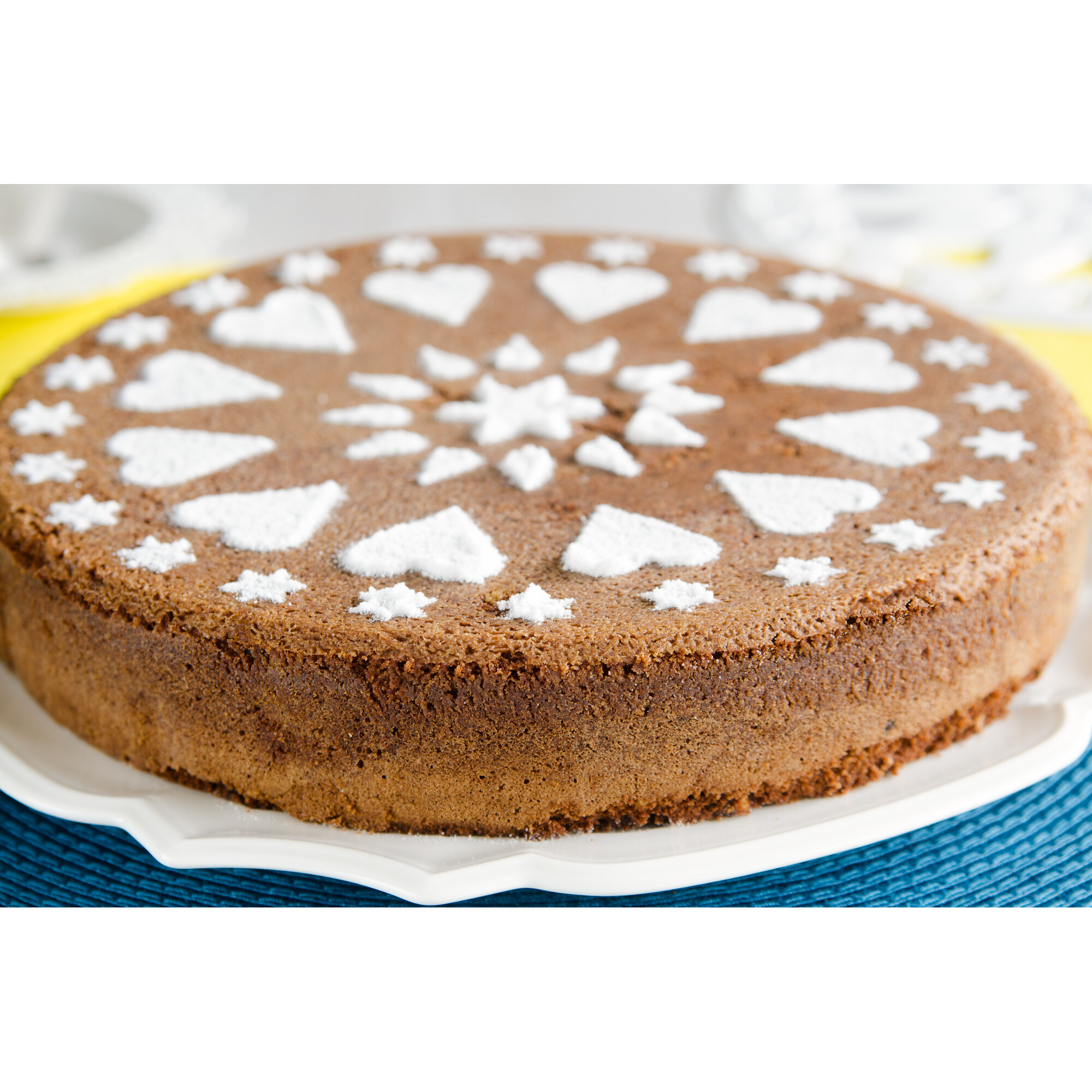 Tortenretter und Deko-Schablone 