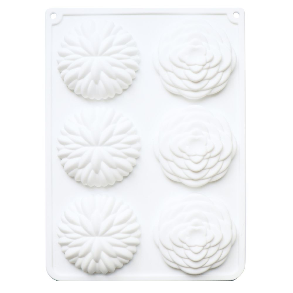 Silikonform 3D „Saint-Honoré“ Ø7 cm – für elegante Mini-Tartelettes