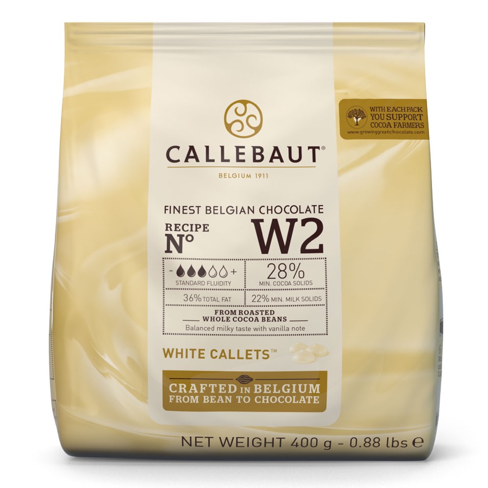 Callebaut 400g  Weiße Schokolade