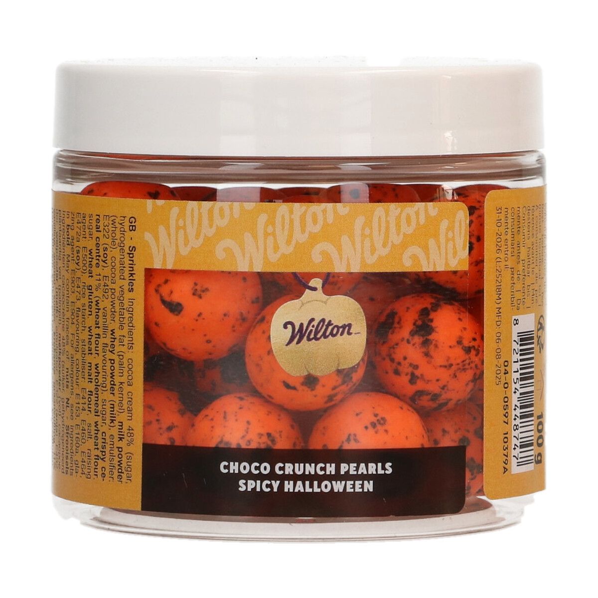 Zuckerdekoration Choco Crunch Pearls Spicy Halloween 100 g