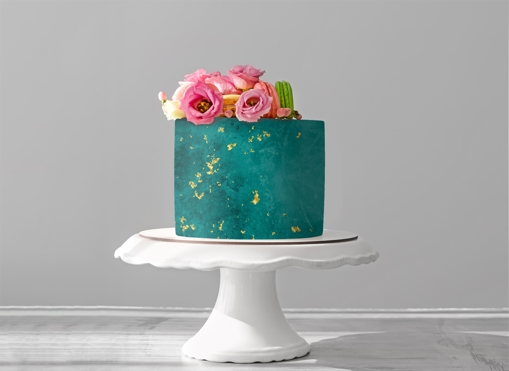 Deko Fondant türkis