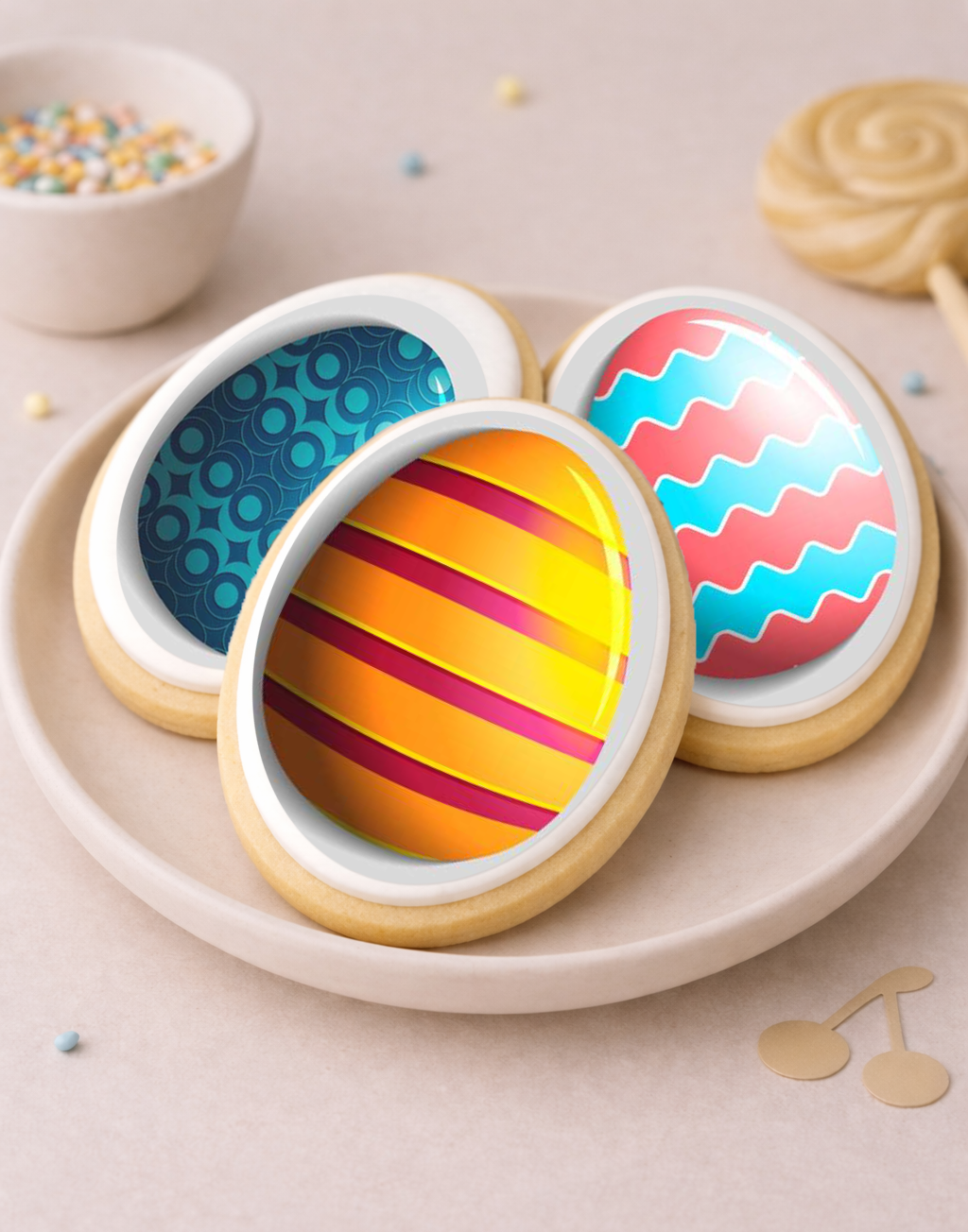 Keksaufleger Ostereier 