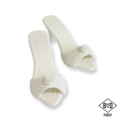 Damenschuhe weiß essbar
