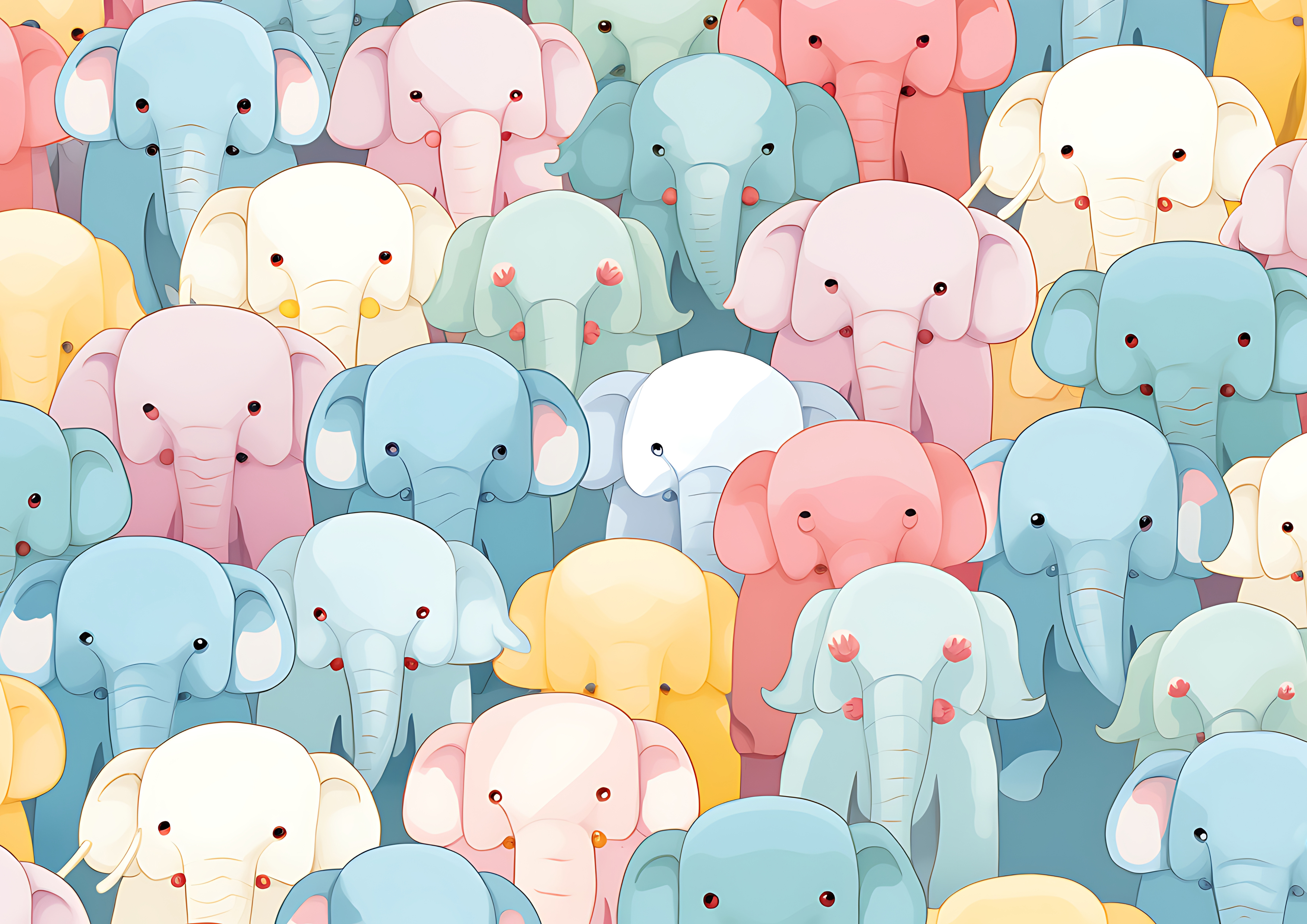Deko Fondant Elefant