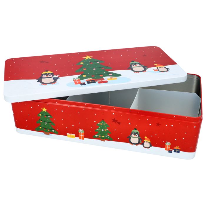 XXL Keksdose „Winter Market“ 42 cm – Weihnachtsdose
