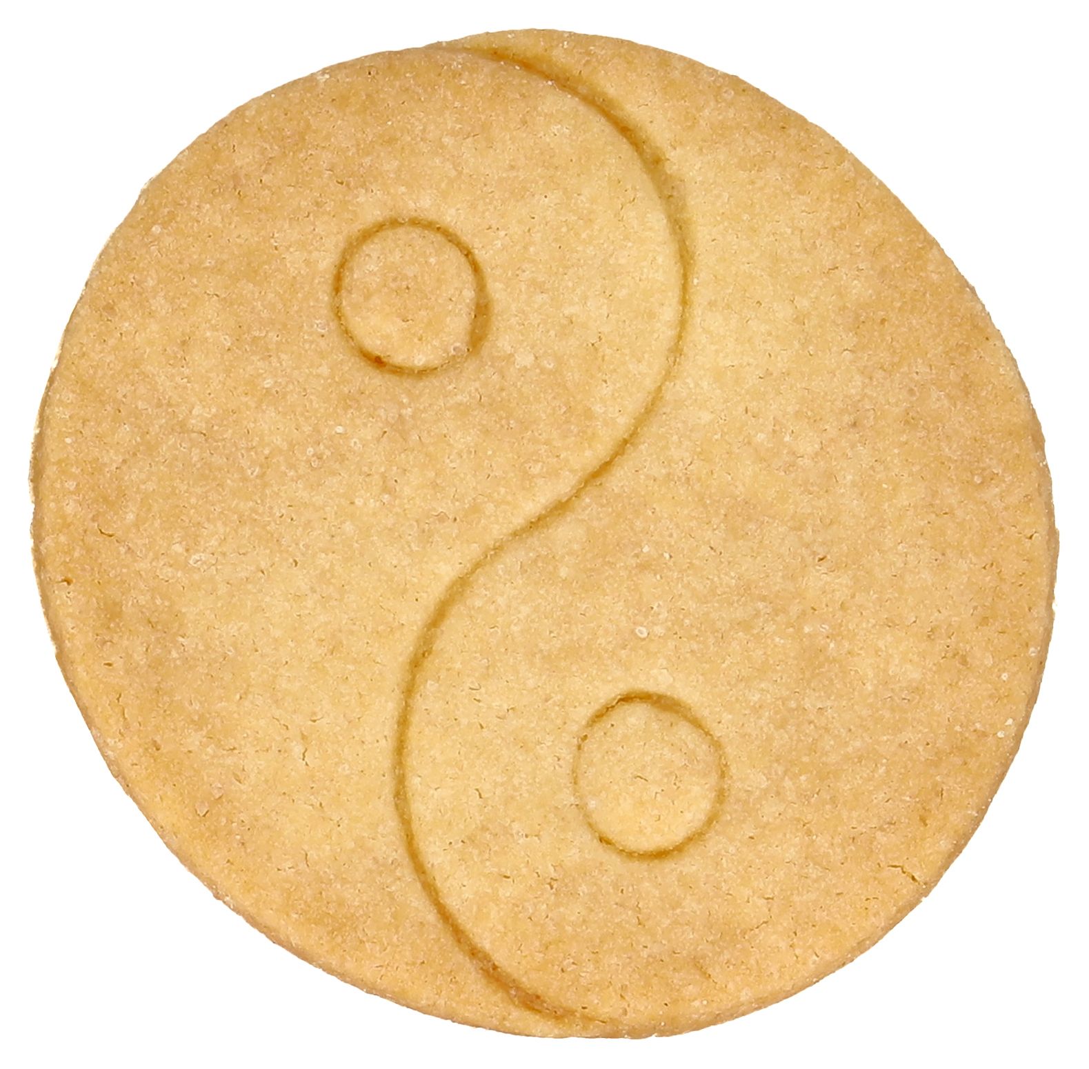 Präge-Ausstecher Yin Yang 6 cm – Edelstahl  A78