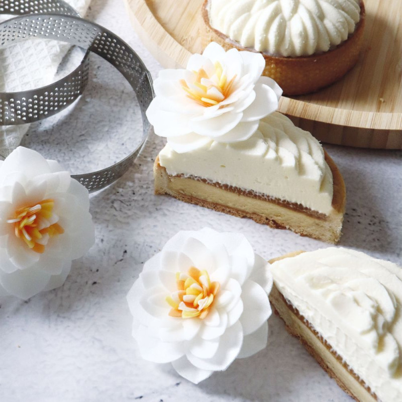 Silikonform 3D „Saint-Honoré“ Ø7 cm – für elegante Mini-Tartelettes