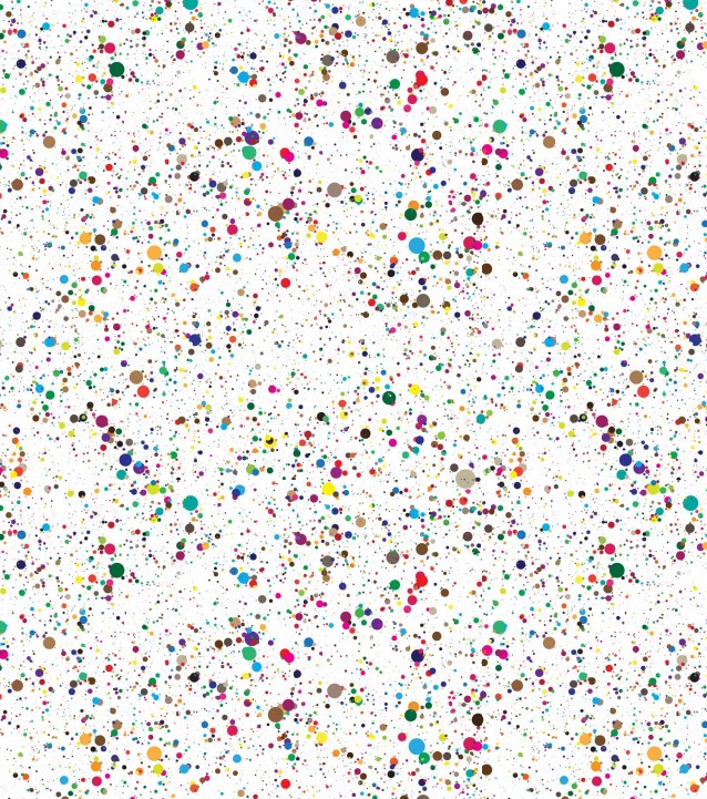 Schokoladen Transferfolie Abziehfolie bunte Punkte