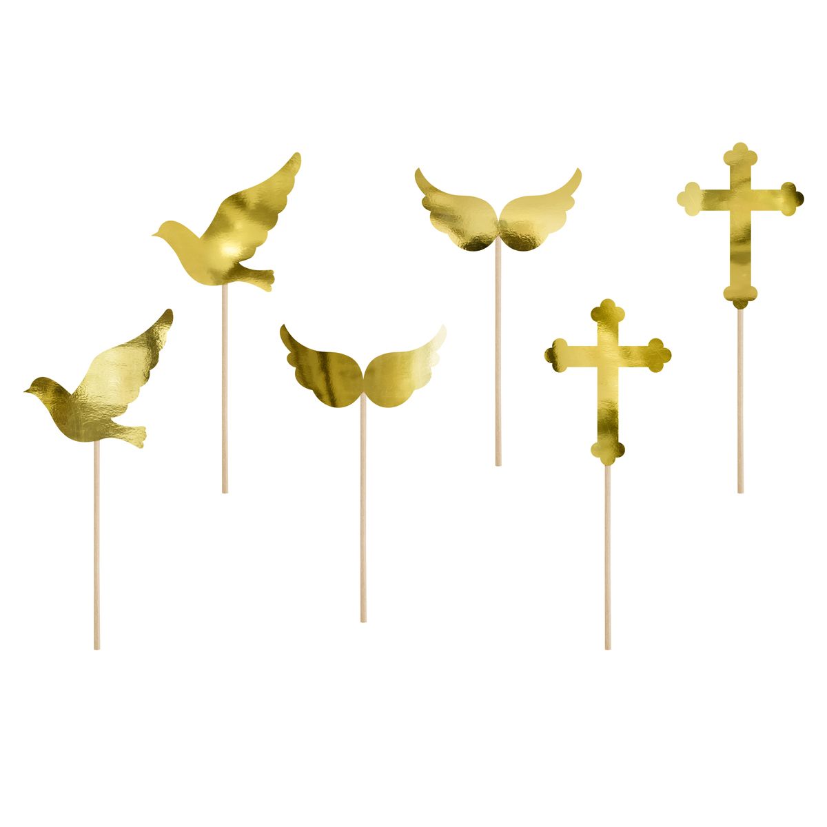 Cake Topper Erstkommunion gold