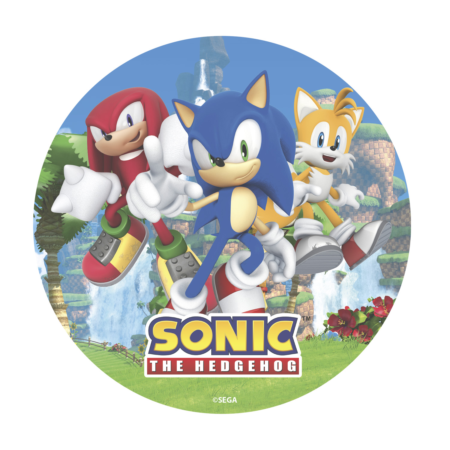 Tortenaufleger Sonic the Hedgehog – 20 cm Ø Tortenaufleger Sonic the Hedgehog – 20 cm Ø