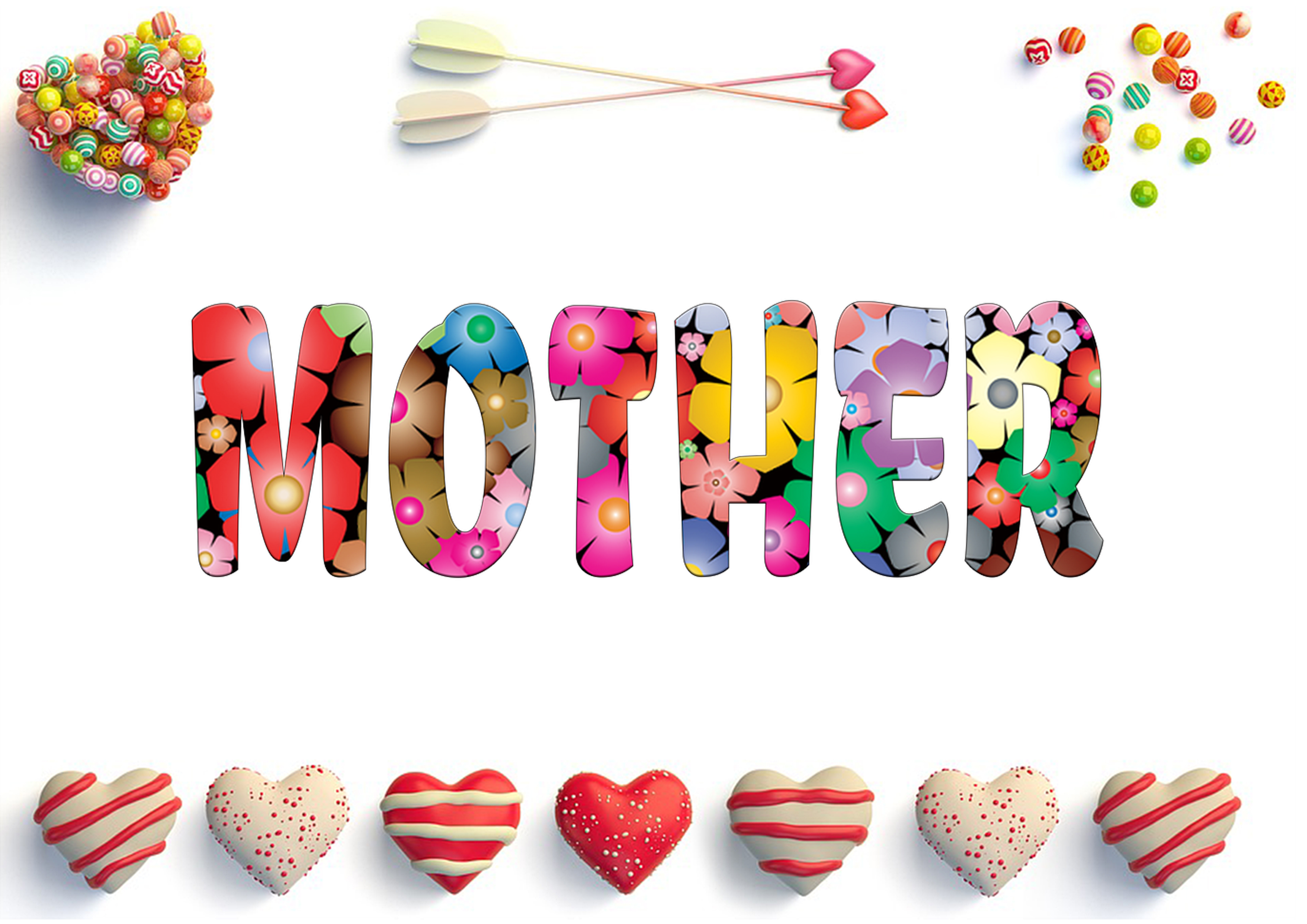 Rouladendekor Muttertag