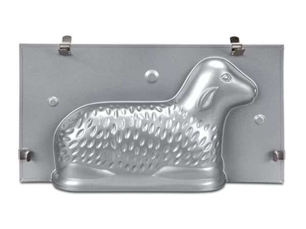 3D-Backform Osterlämmchen – 2-teilig Metall (880 ml)