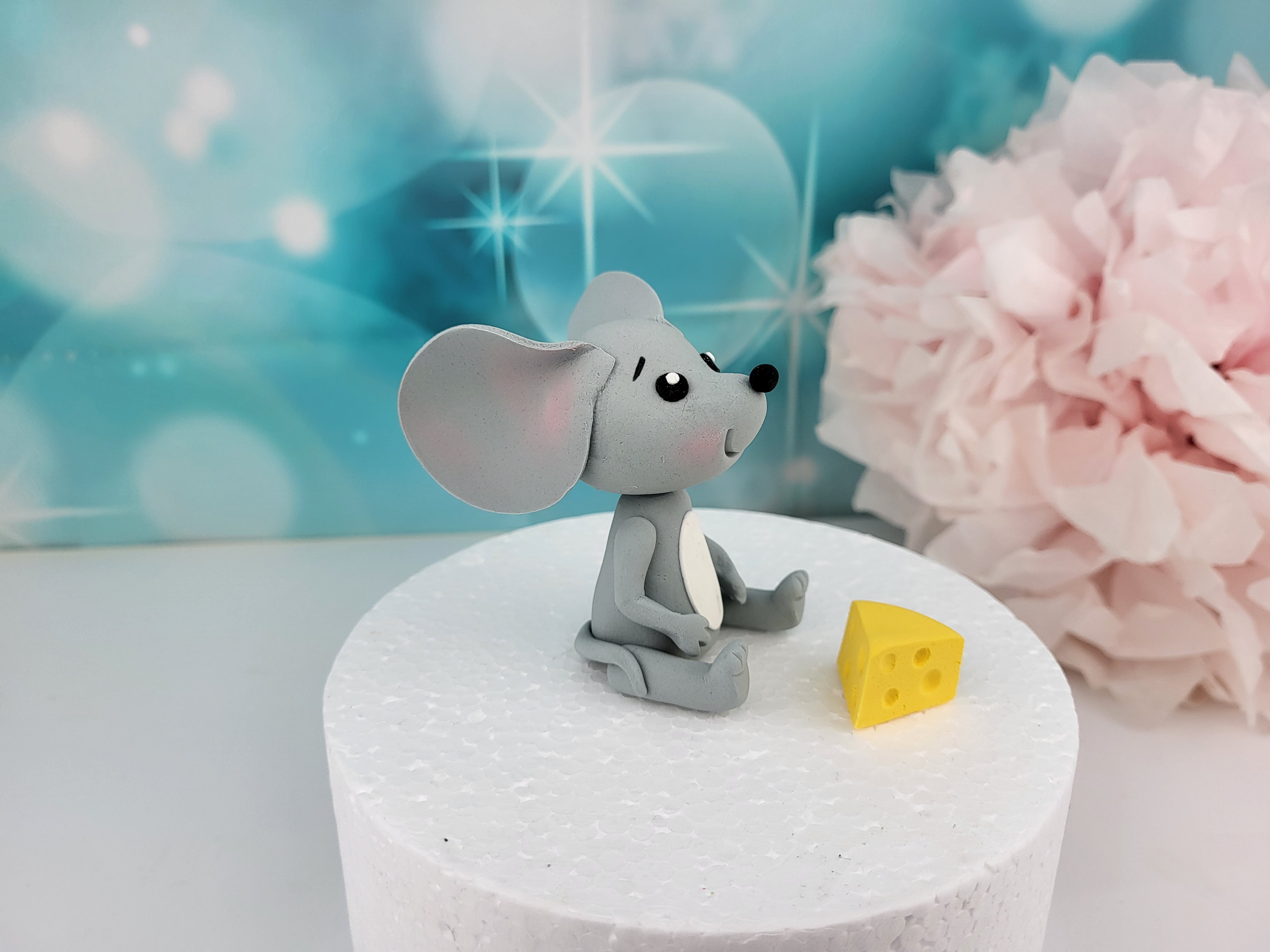 Tortenfigur Maus mit Käse Tortenfigur Maus mit Käse