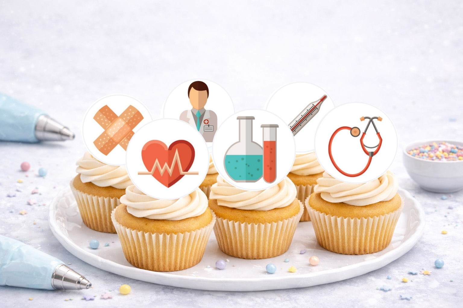 Muffinaufleger Arzt