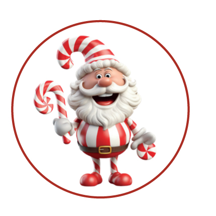 Keksaufleger Weihnachtsmann