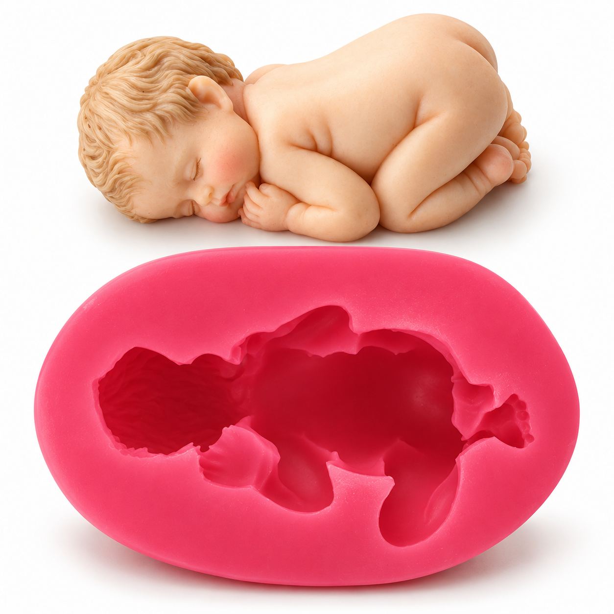 Silikonform Baby gross