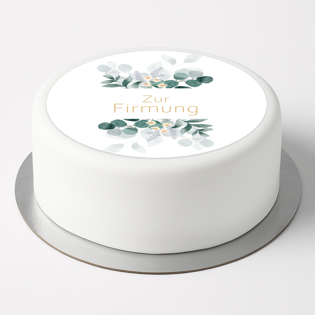 Tortenaufleger Firmung   
