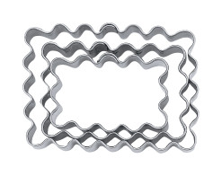 Terrassen-Ausstecher Rechteck gewellt