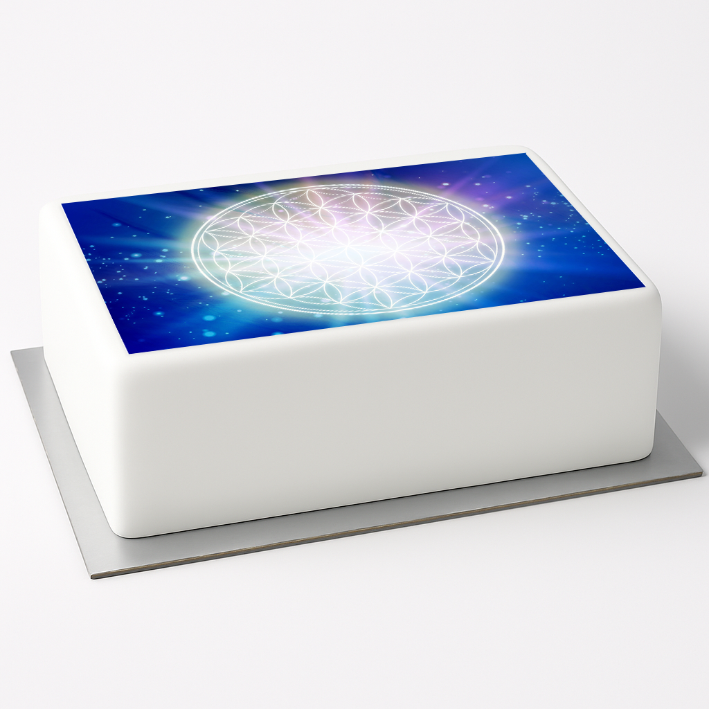 Tortenaufleger Blume des Lebens