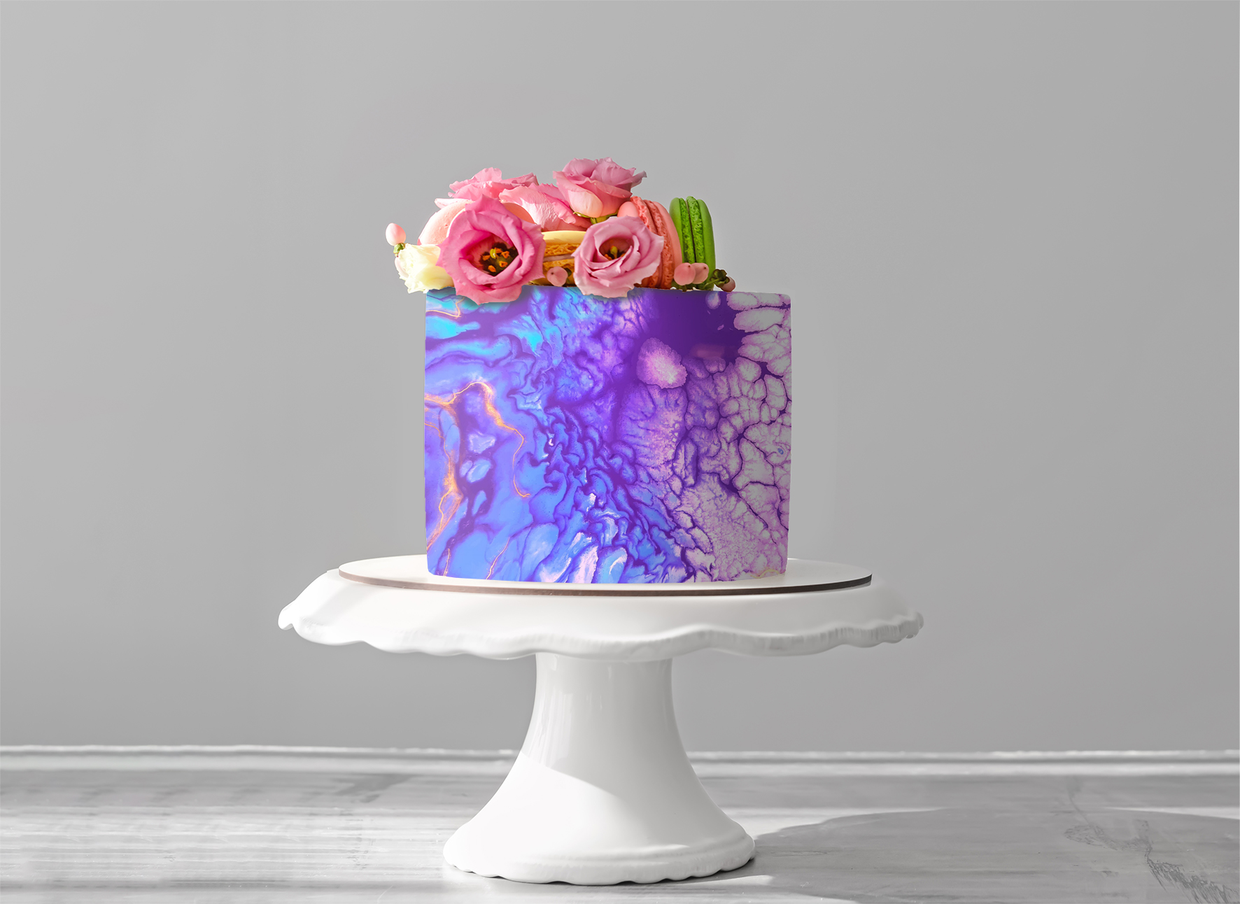 Deko Fondant Lila