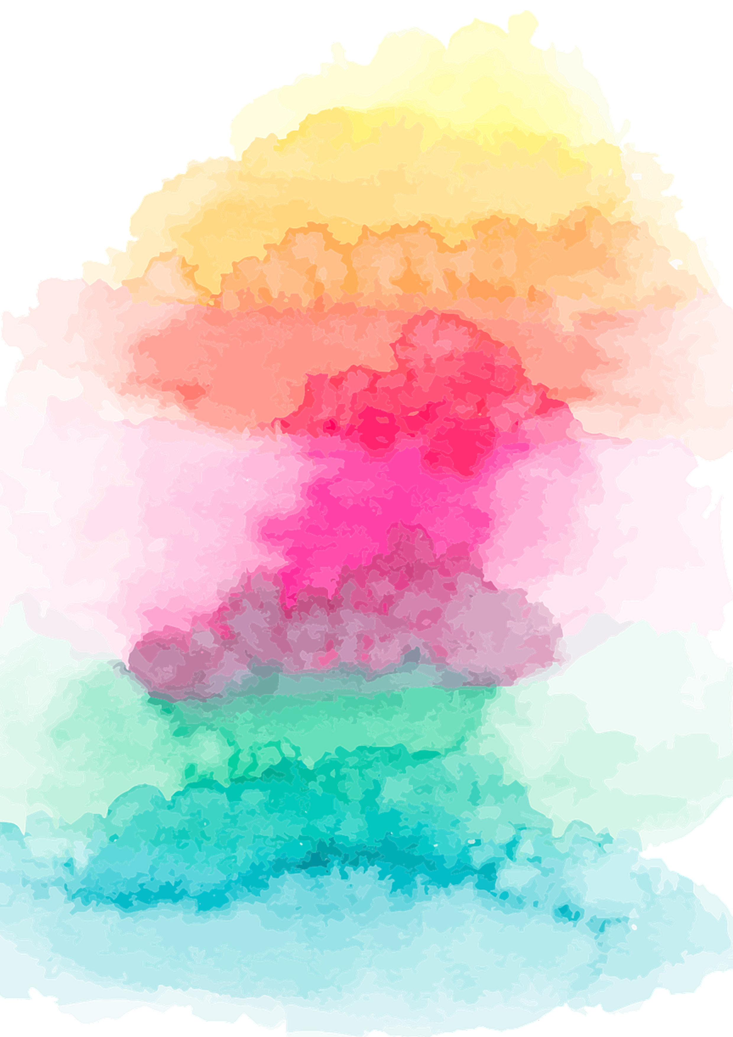 Deko Fondant Aquarell