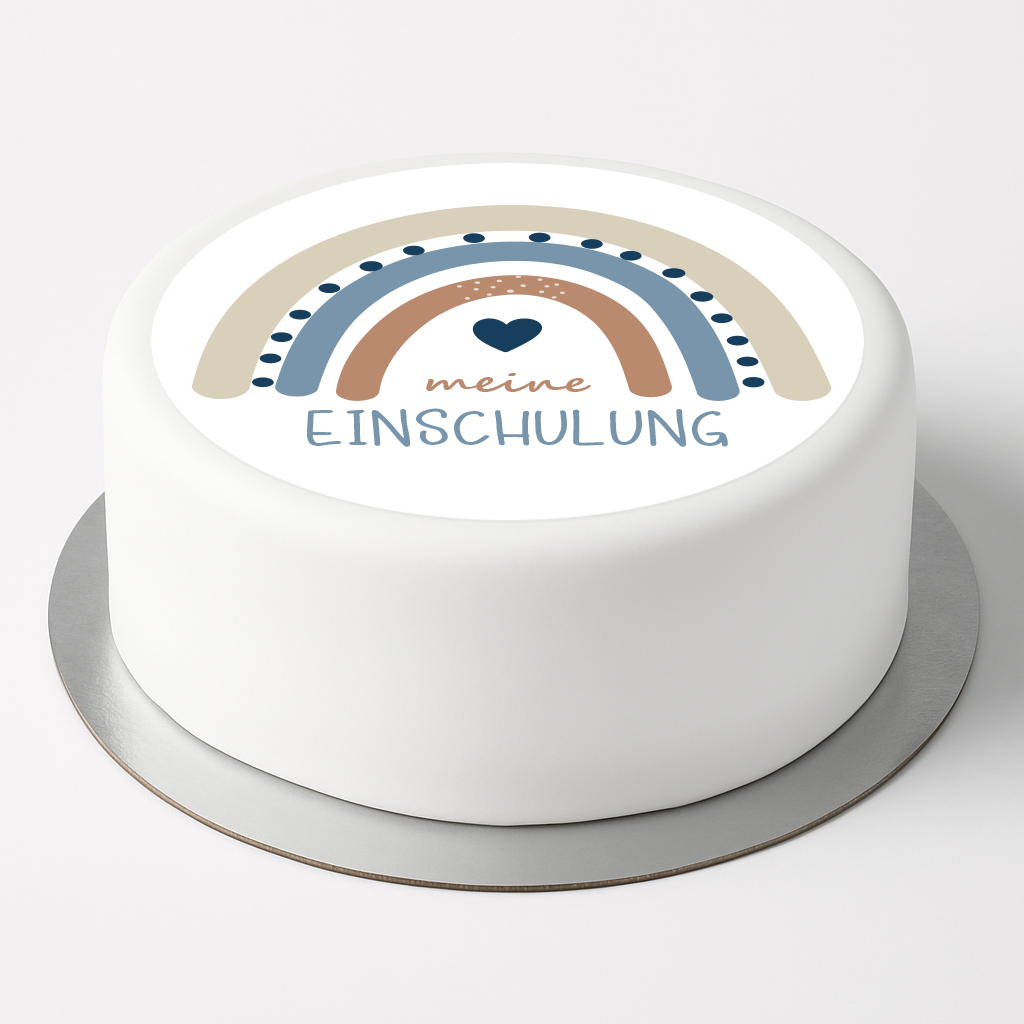 Tortenaufleger Einschulung