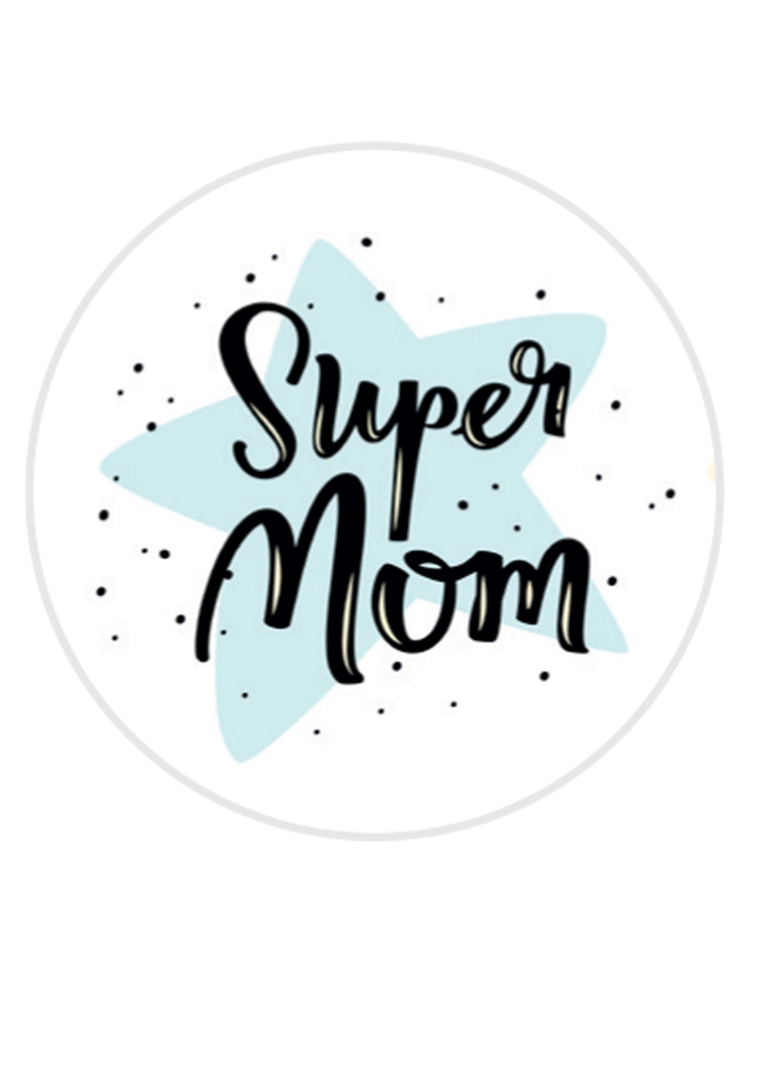 Muffinaufleger Super Mom