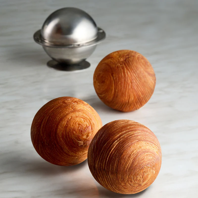 Pavoni CV6 Sfera – Edelstahlform für kugelförmige Croissants