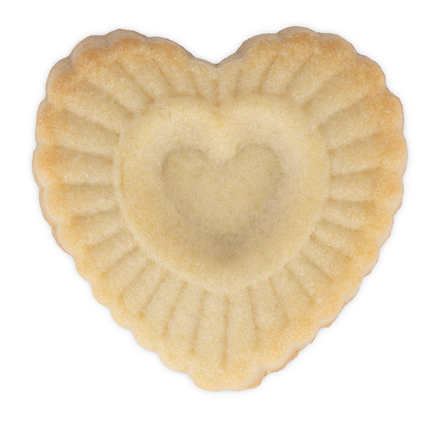 Präge Ausstecher Herz gewellt mit Auswerfer | 6 cm