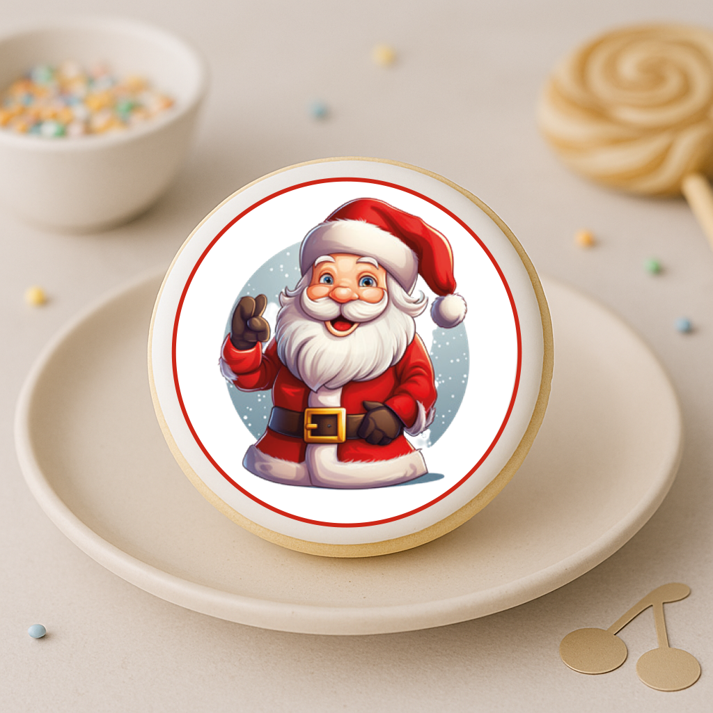 Keksaufleger Weihnachtsmann
