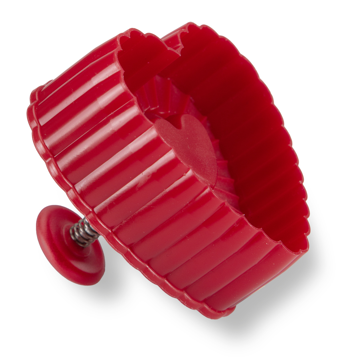 Präge Ausstecher Herz gewellt mit Auswerfer | 6 cm