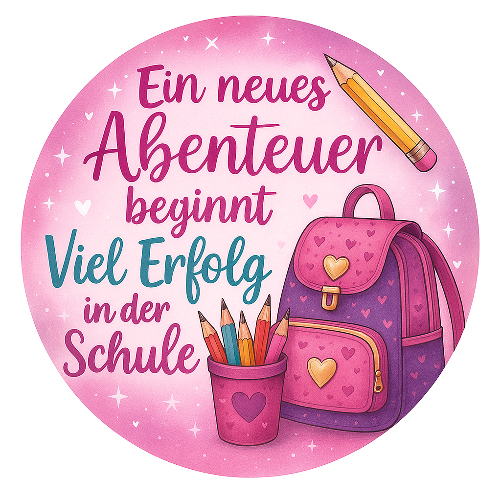 Tortenaufleger Einschulung