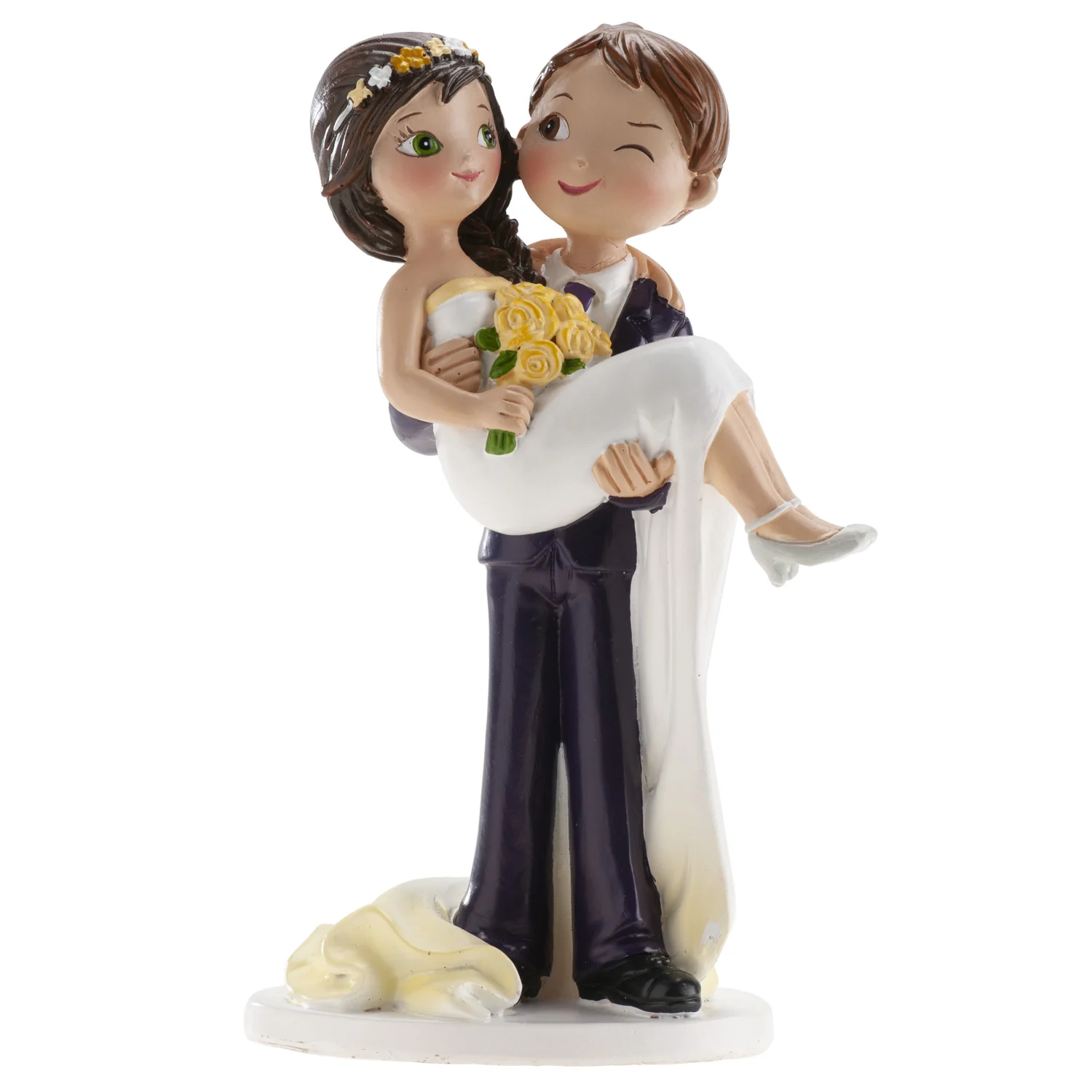 Cake Topper Brautpaar - auf Händen tragen