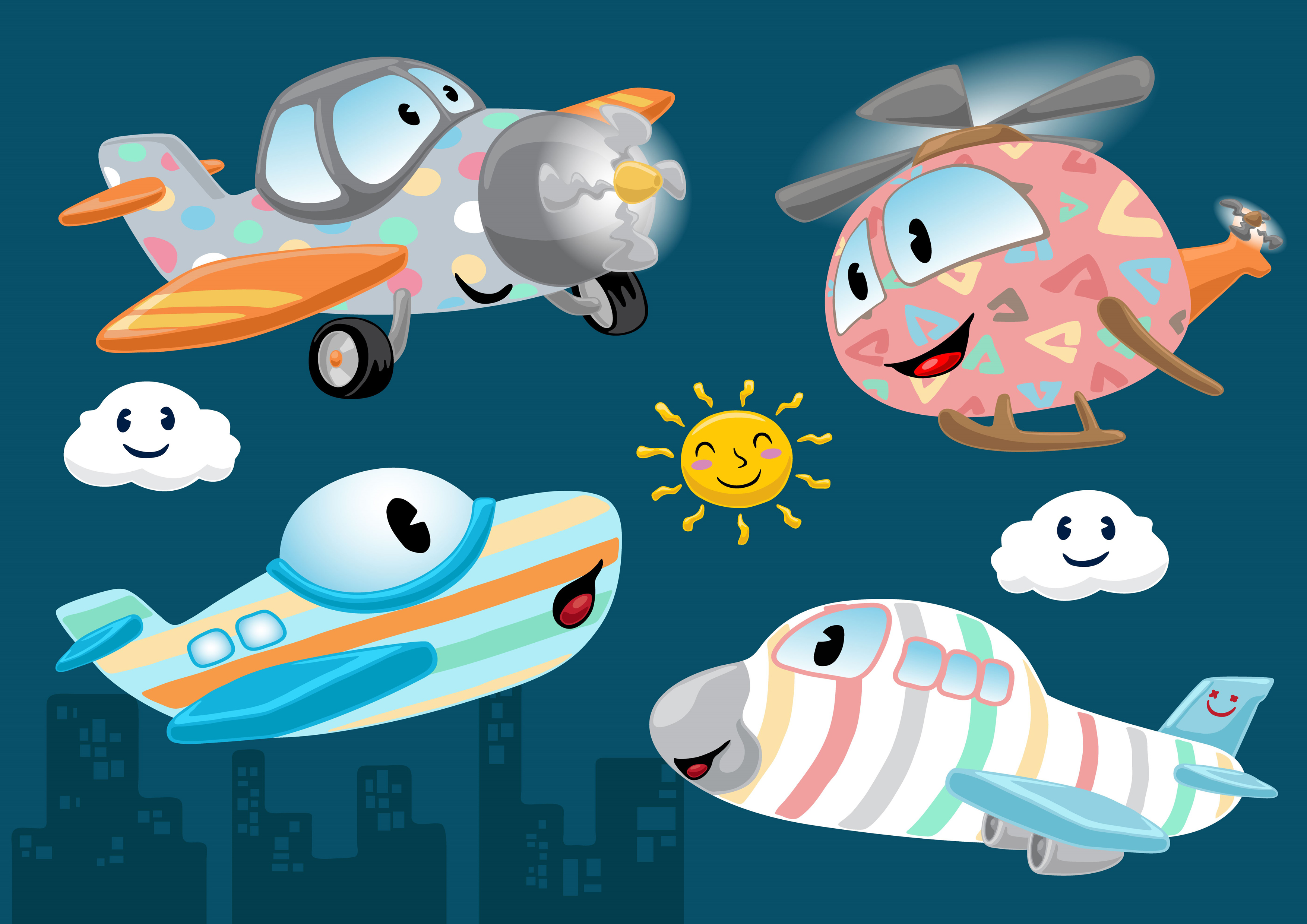 Deko Fondant Flugzeug