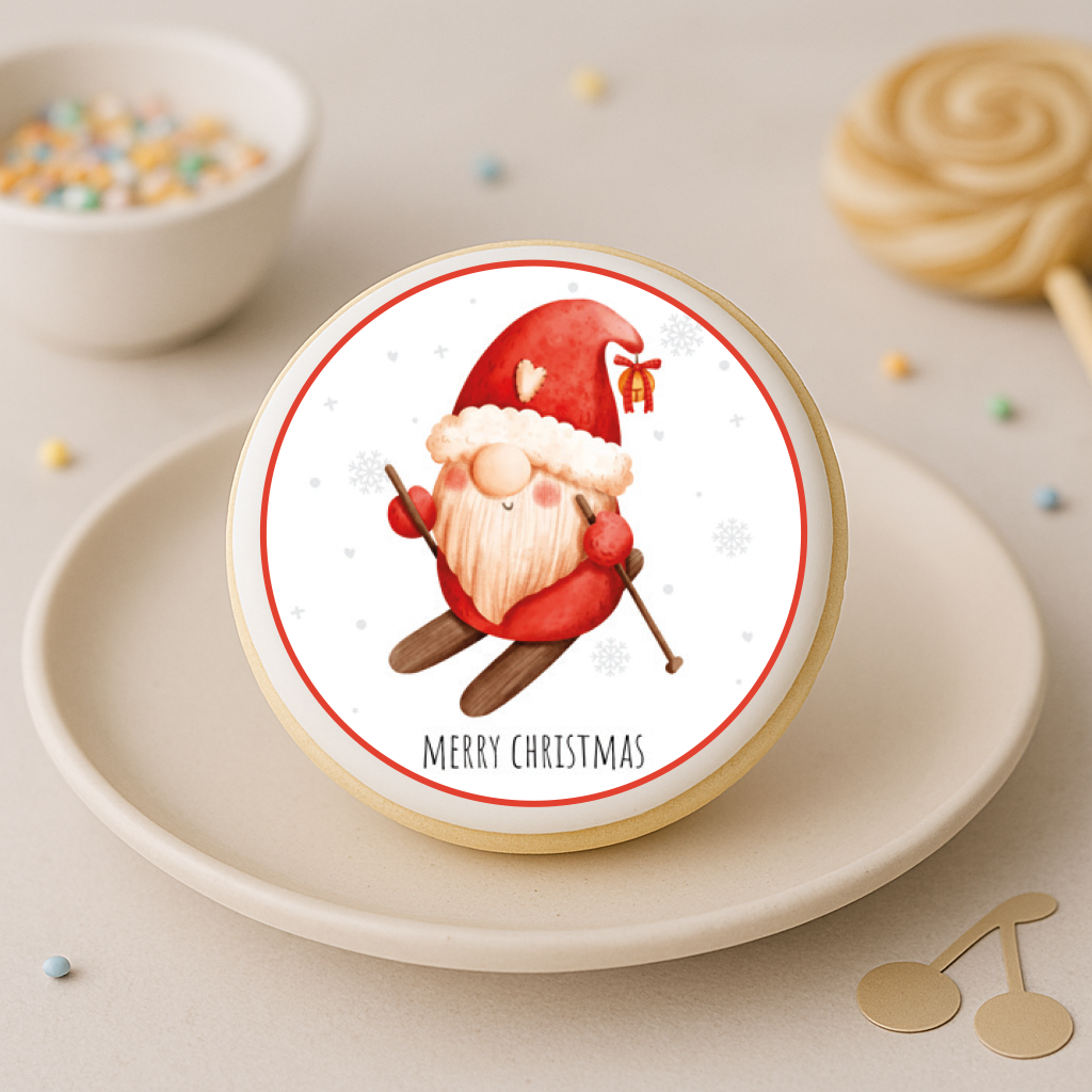 Keksaufleger Wichtel Merry Christmas