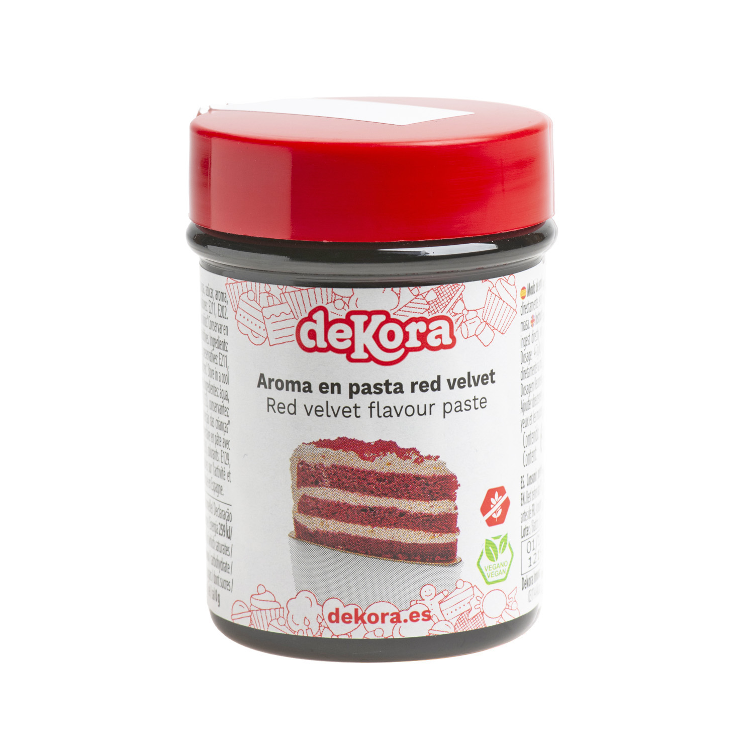 Red Velvet Aromapaste – Hochkonzentriertes Backaroma für Kuchen, Torten & Desserts