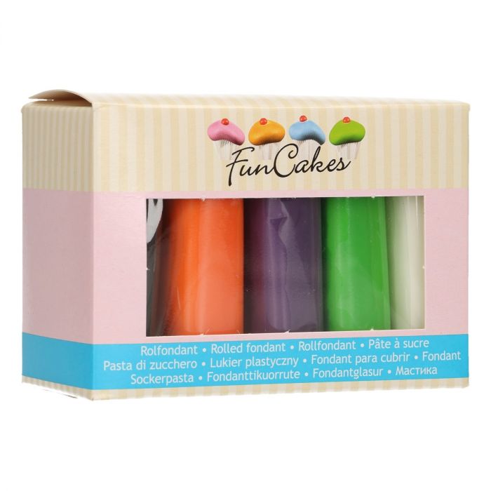 Rollfondant Multipack Halloween 5 x 100 g