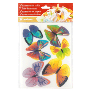 Schmetterlinge Set Oblate | 6 Stk.