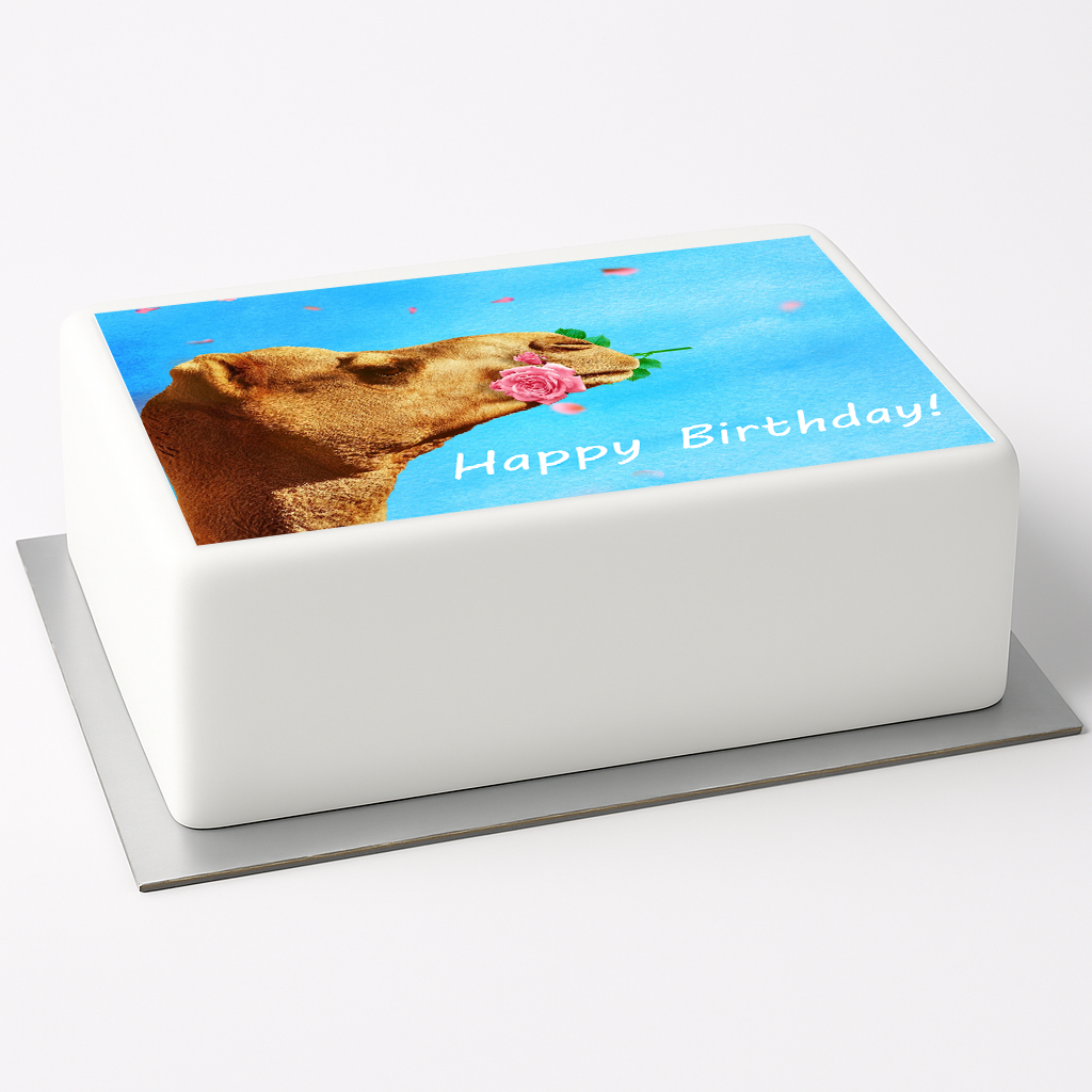Tortenaufleger Geburtstag Kamel