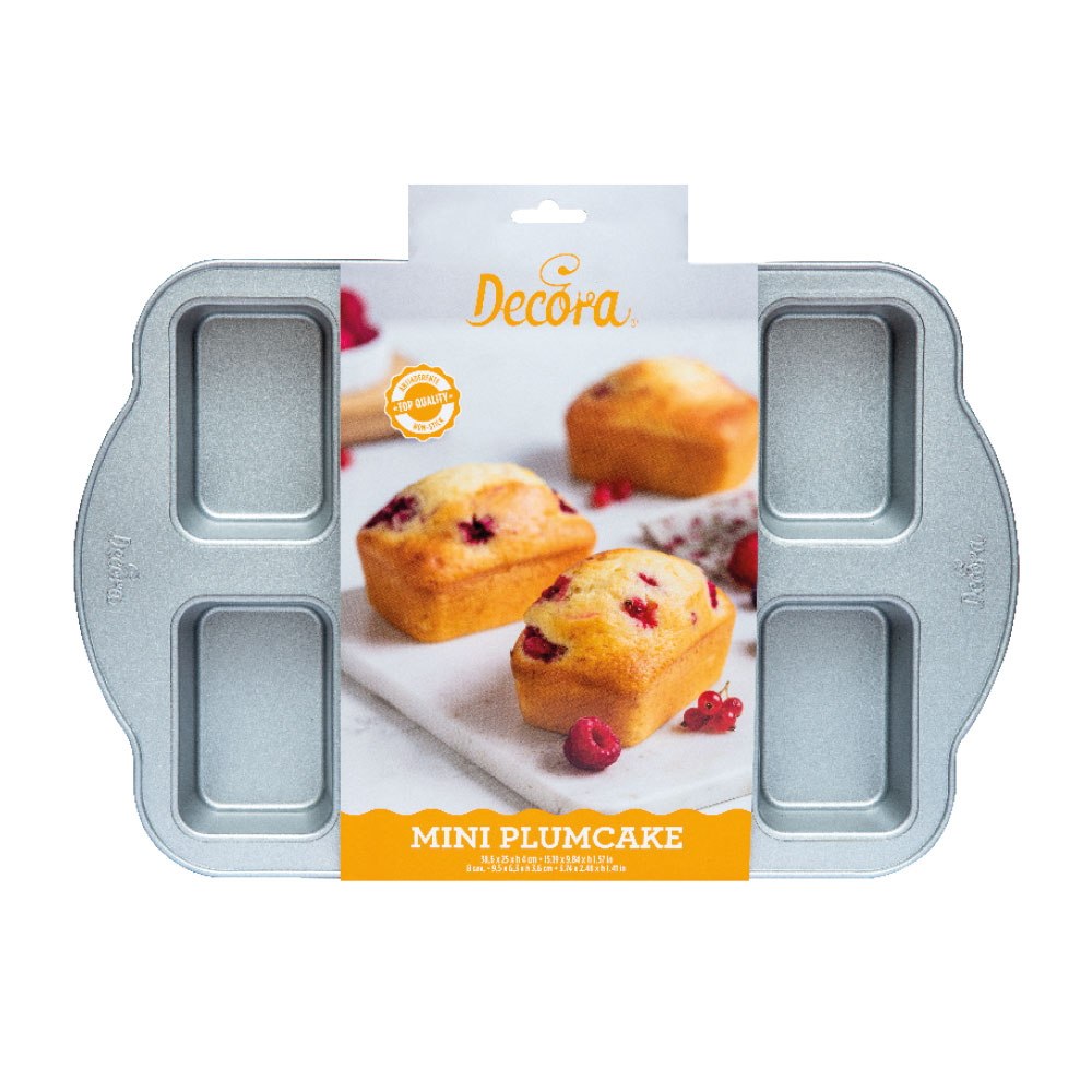 Mini-Kuchen Backform – 8 Hohlräume, Antihaft