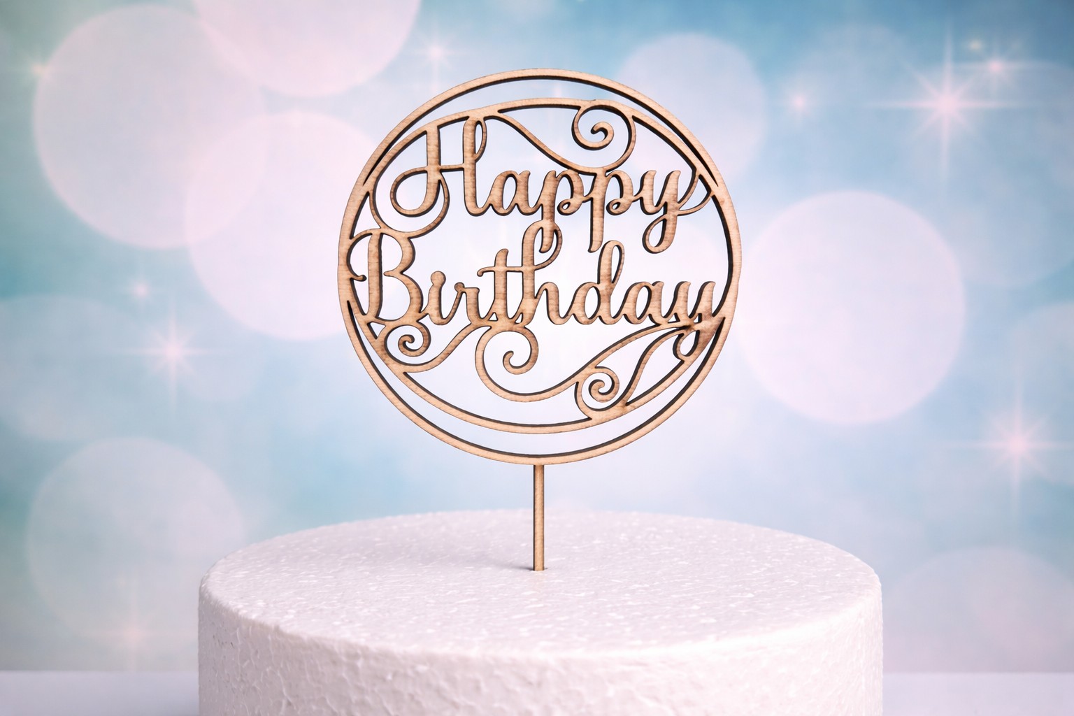 Cake Topper Happy Birthday