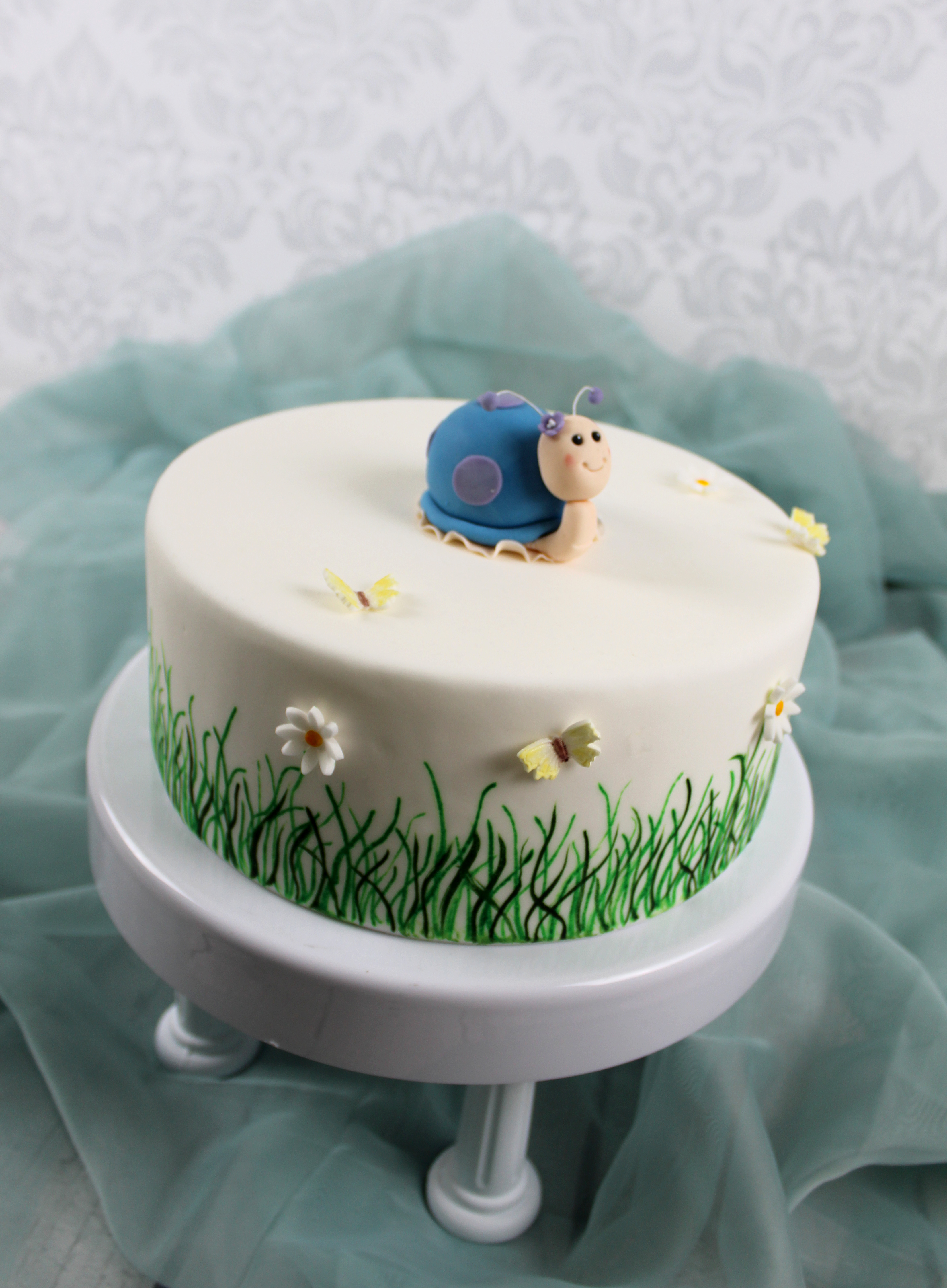 Schnecke handmodelliert