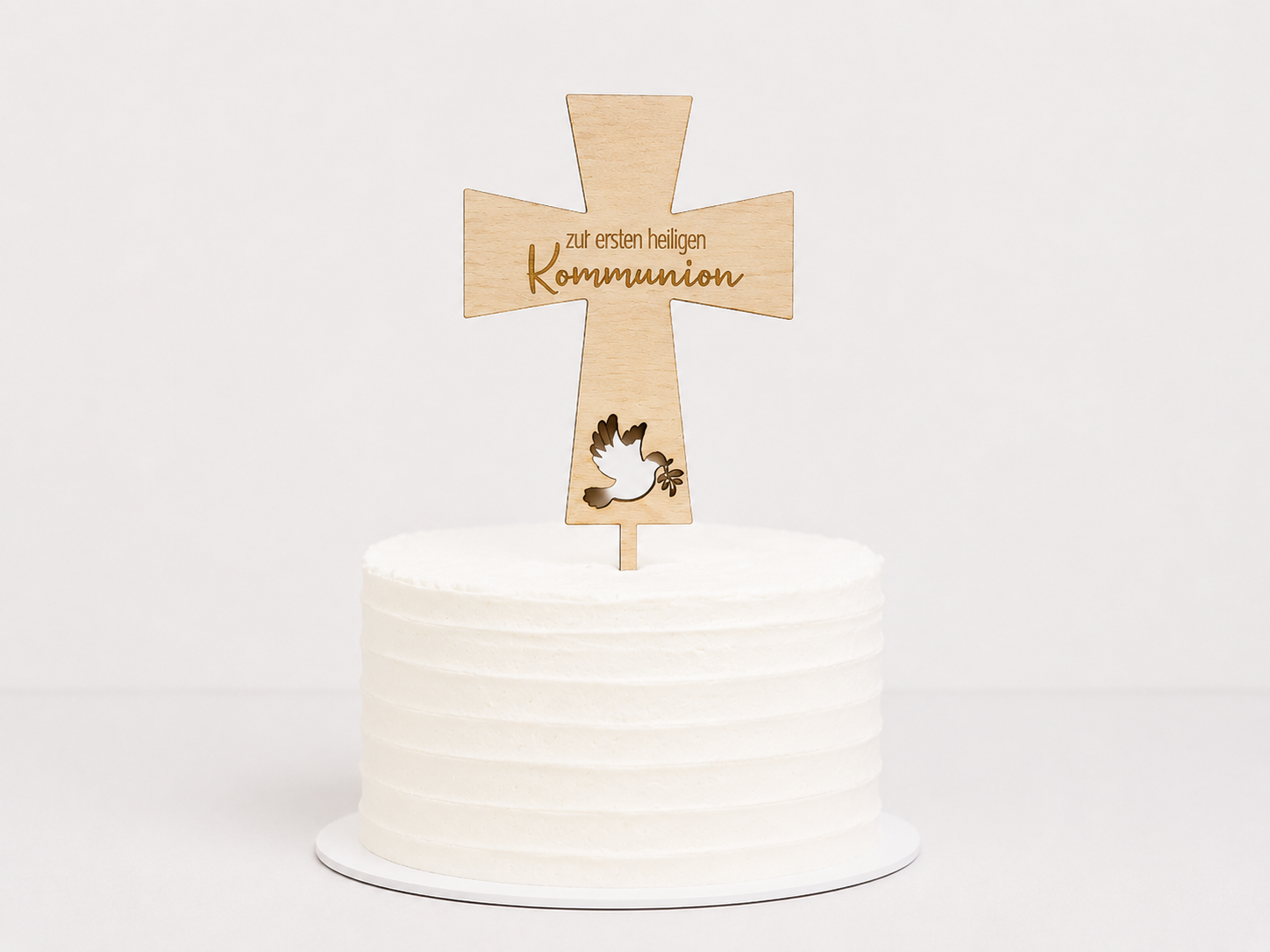 Cake Topper Kreuz erste heilige Kommunion T3