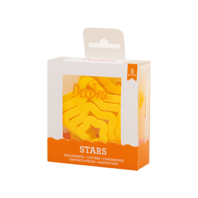 Ausstecher-Set Sterne – 5-teilig