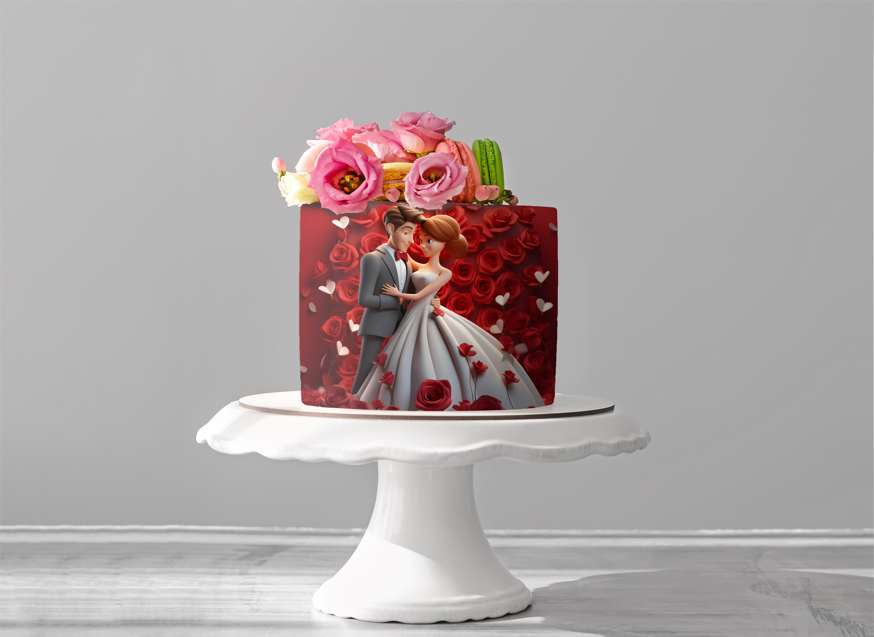 Deko Fondant Wedding